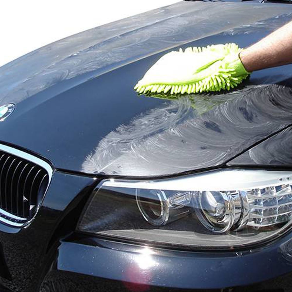 Luva De Microfibra Para Auto Luxcar - Verde