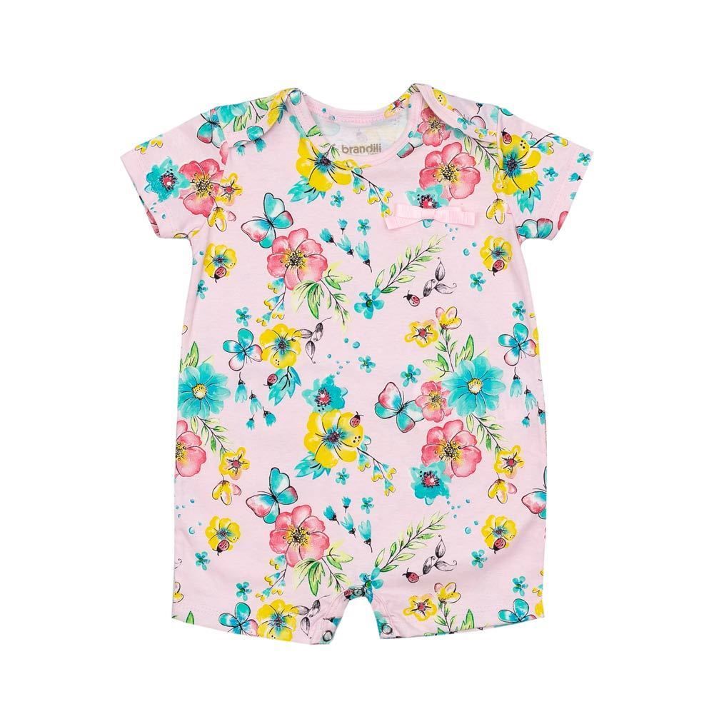 Macacão de Bebê Floral Brandili