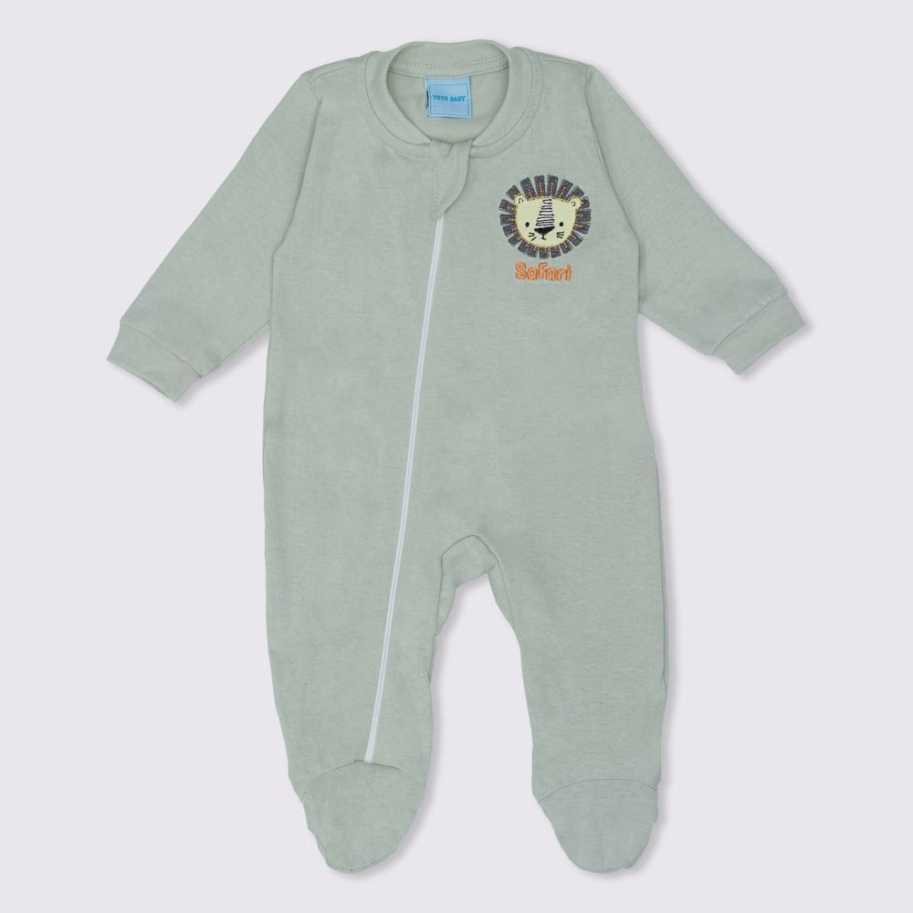 Macacão de Bebê Menino Malha Safari Yoyo Baby