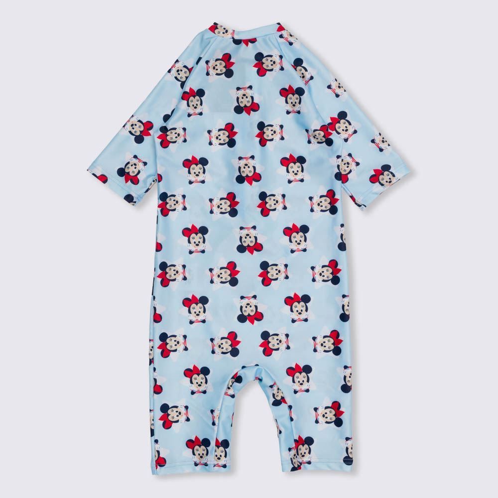 Macacão De Praia 1 a 3 Anos Minnie Baby Disney