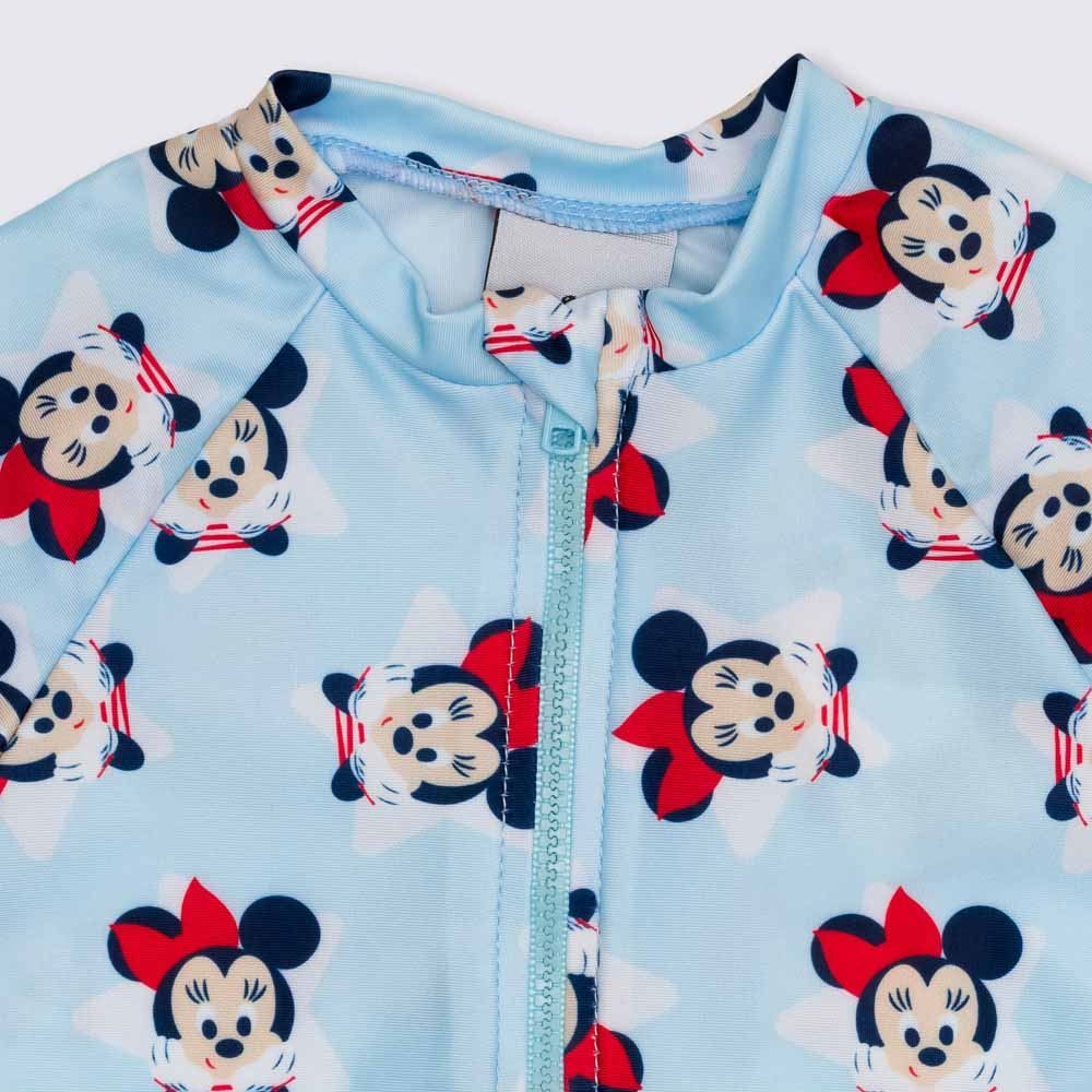 Macacão De Praia 1 a 3 Anos Minnie Baby Disney