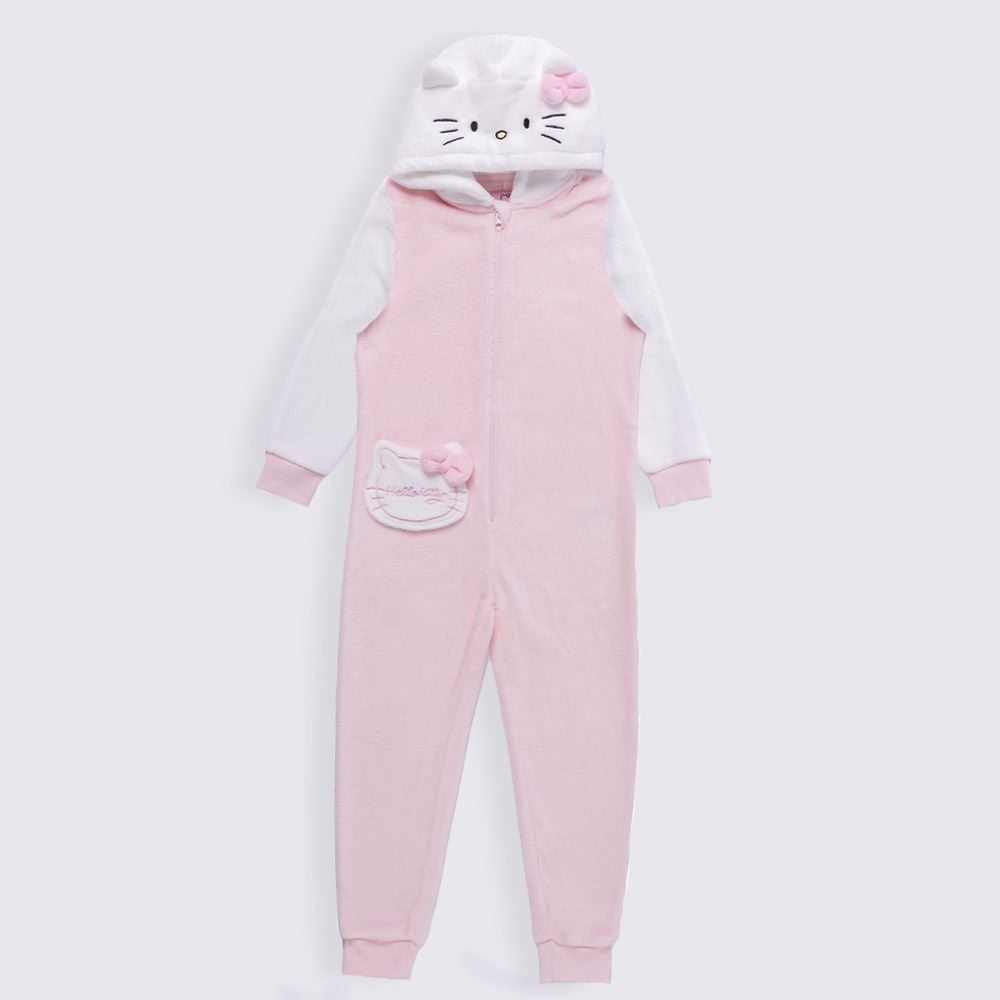 Macacão Pijama Infantil 4 a 10 Anos Em Fleece Sanrio
