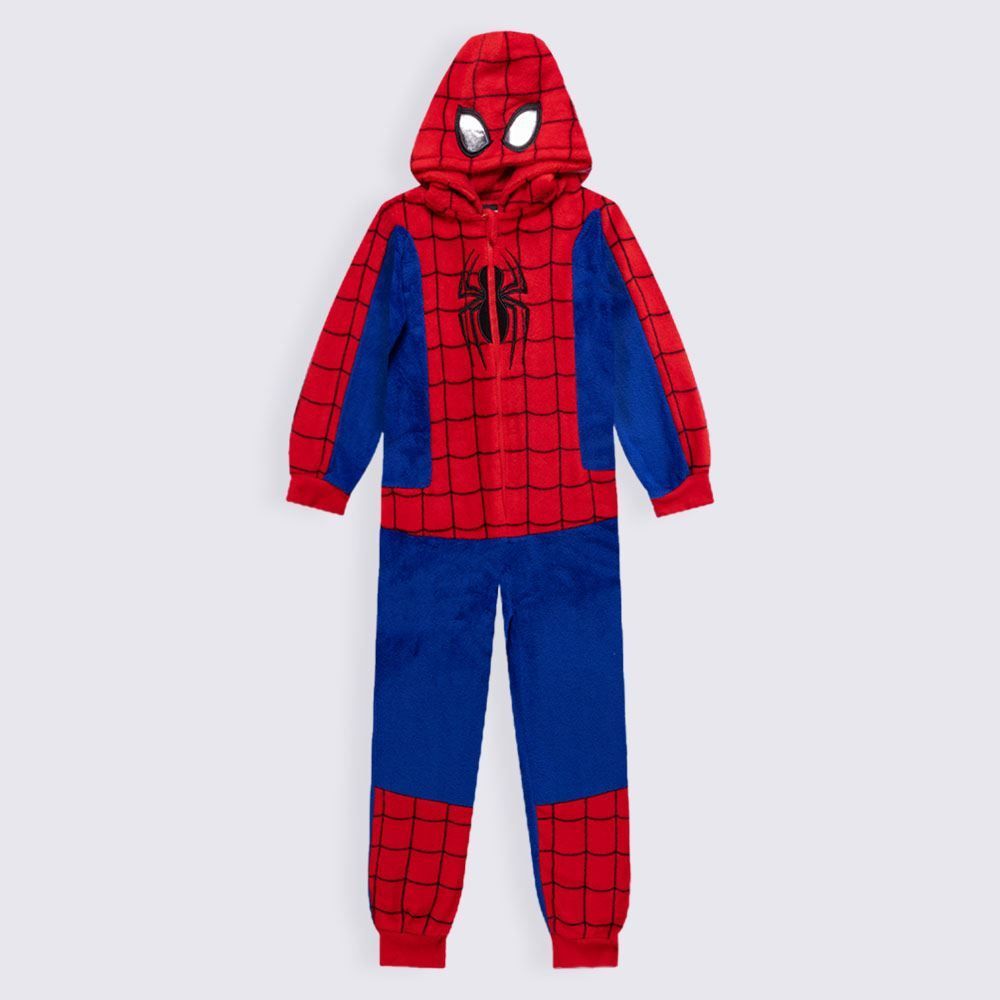 Macacão Pijama Infantil 4 a 10 Anos Homem-Aranha Marvel