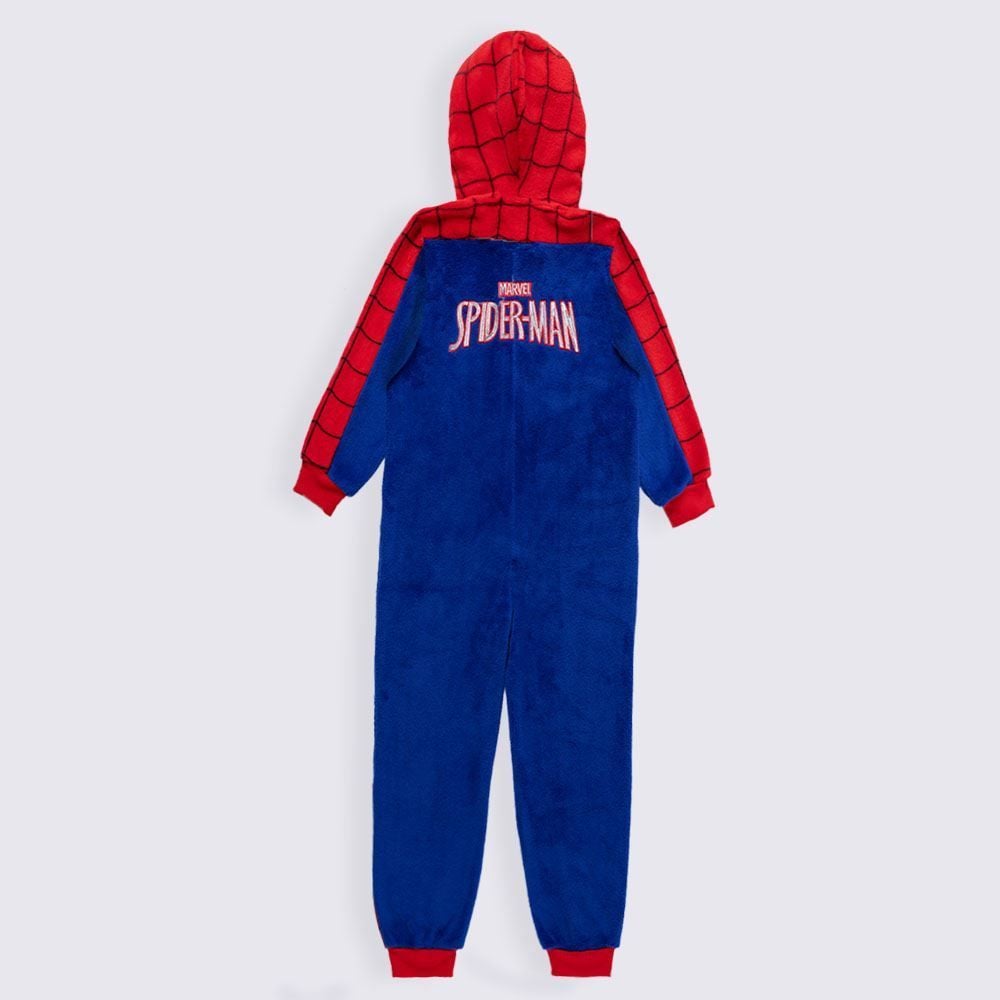 Macacão Pijama Infantil 4 a 10 Anos Homem-Aranha Marvel