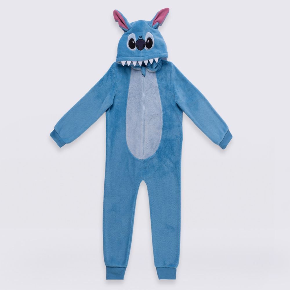 Macacão Pijama Infantil 4 a 10 Anos Stitch Disney