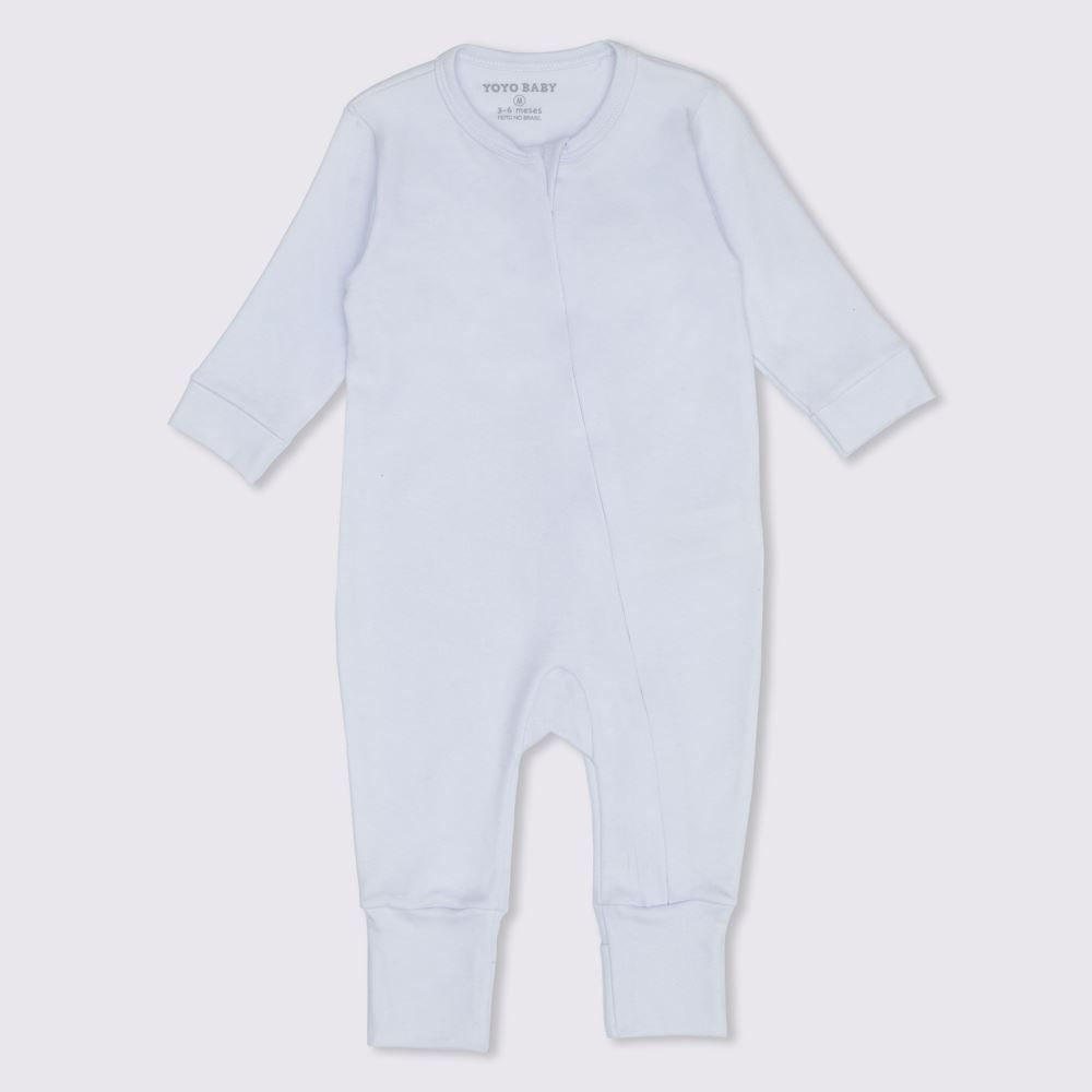 Macacão Recém Nascido Suedine Liso Yoyo Baby