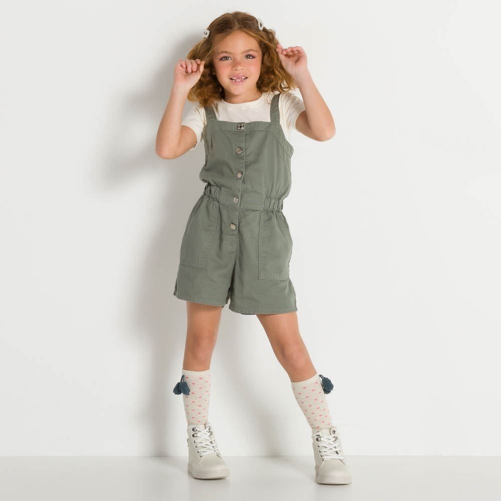 Macaquinho 4 a 10 anos Sarja Marmelada