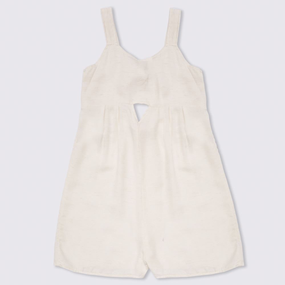 Macaquinho 4 ao 10 Cru de Alças Largas Marmelada