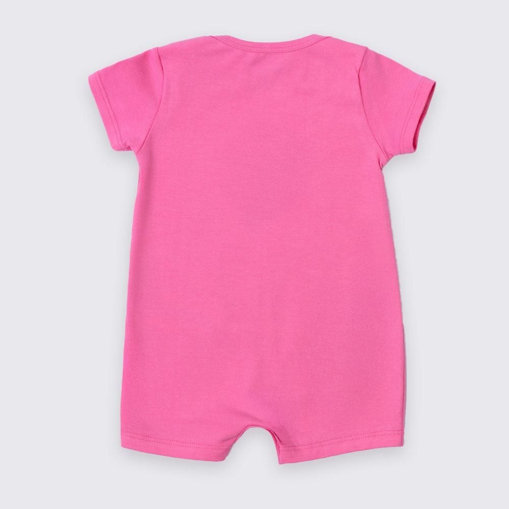 Macaquinho Bebê Menina Manga Curta Flor Yoyo Baby