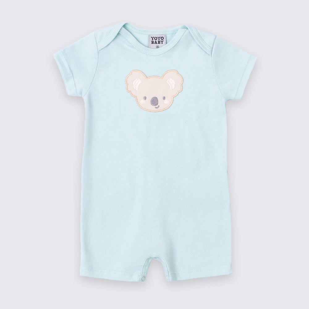 Macaquinho Bebê Menino Manga Curta Coala Yoyo Baby