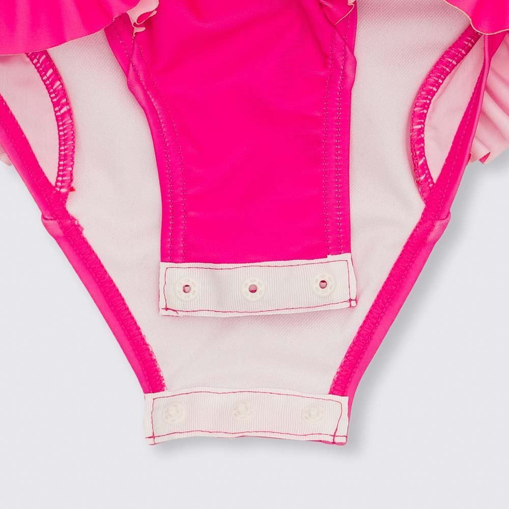 Maiô 1 a 3 Anos Manga Longa Pool Party Baby Girl Disney