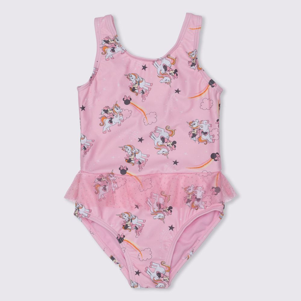 Maiô 1 a 3 anos Minnie Unicórnio Disney