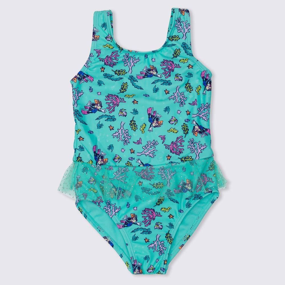 Maiô 1 a 3 anos Tule Minnie Mergulho Disney