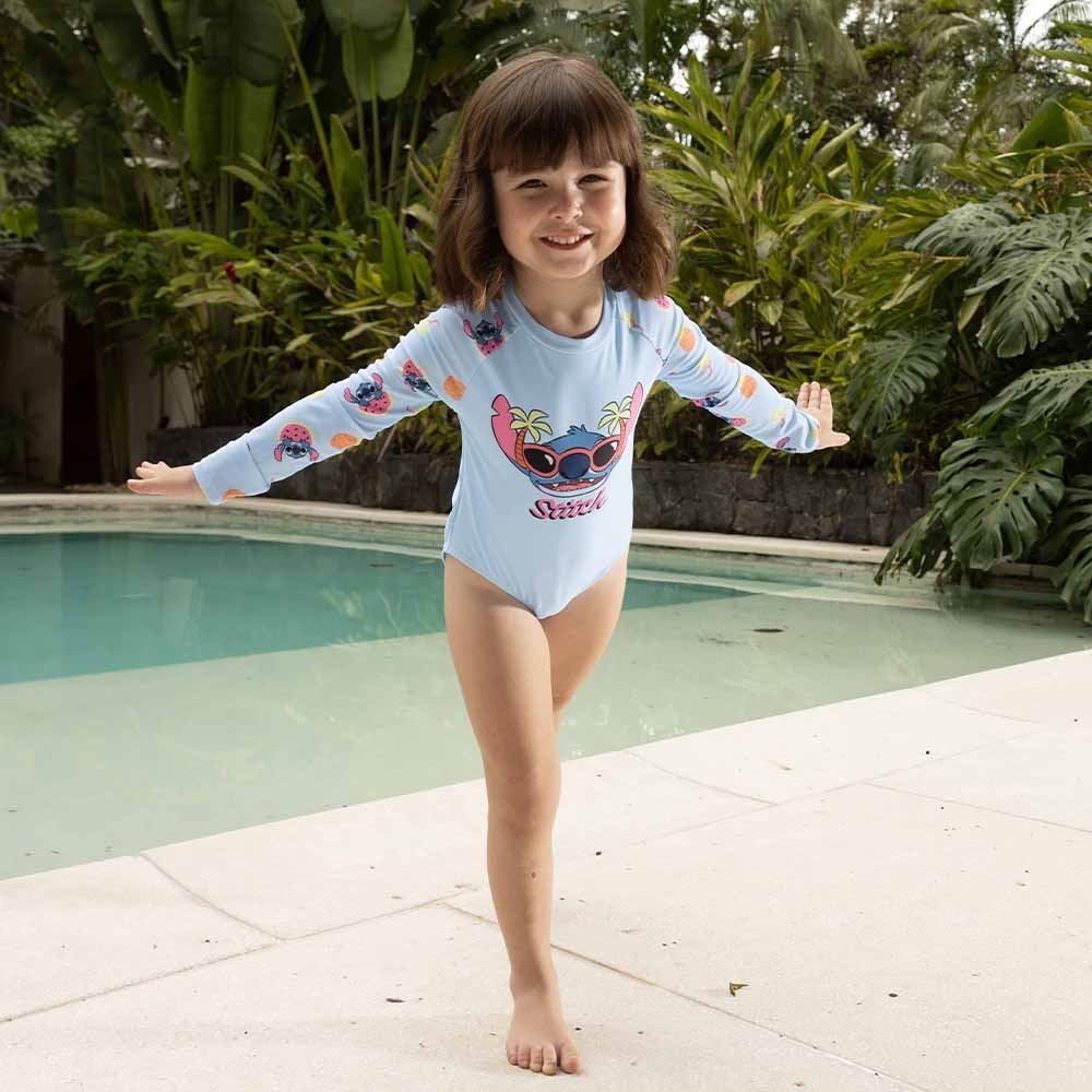Maiô Infantil Stitch 4 a 10 Anos Disney