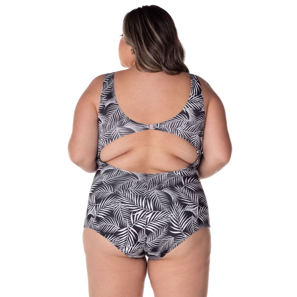 Maiô Regata Plus Size Estampado Patrícia Foster Mais