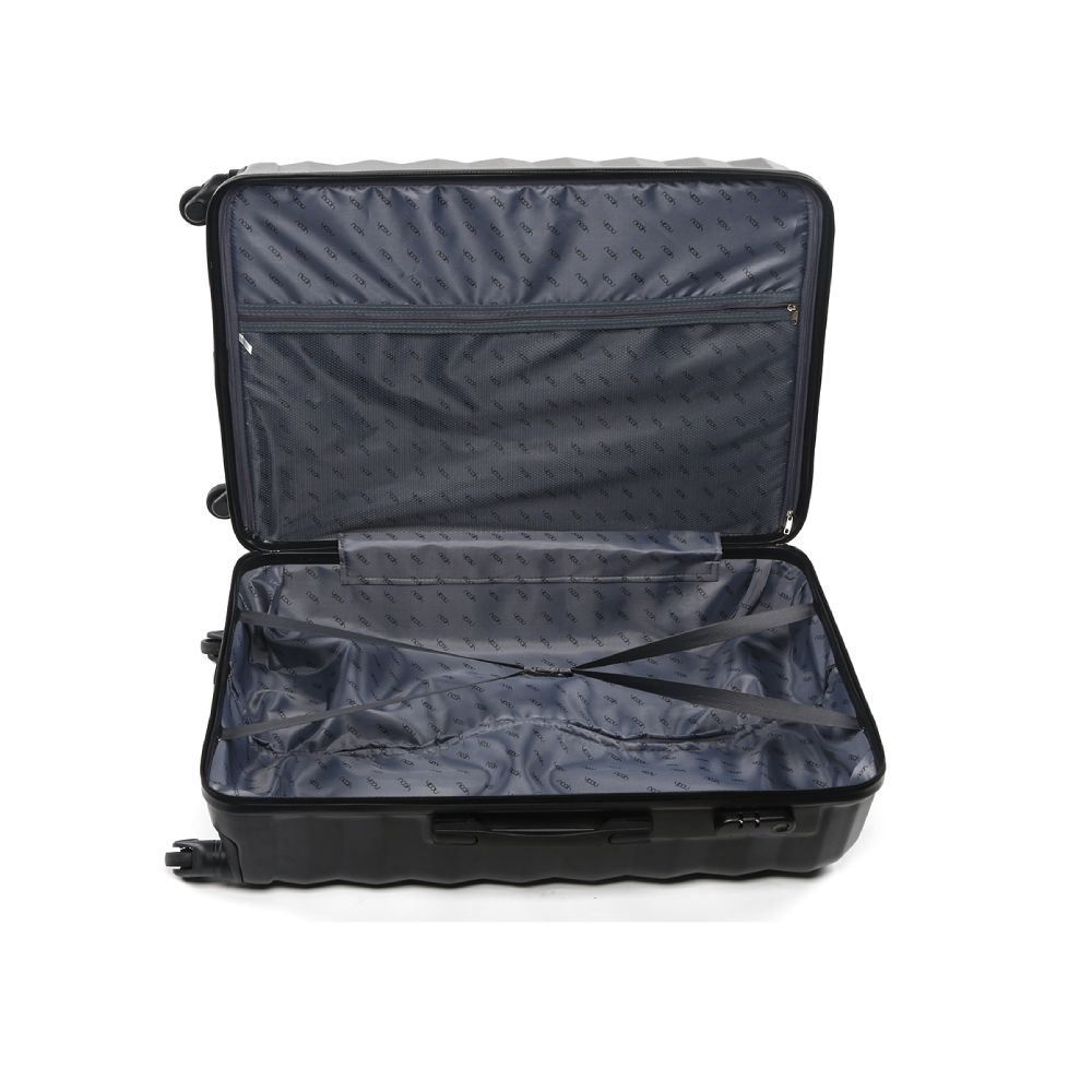 Mala Para Viagem De Bordo Abs 360° Noah - Preto