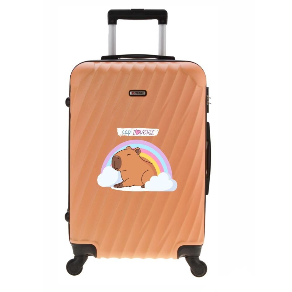 Mala de Bordo Rígida Capilovers Tonin - Laranja Capiiris