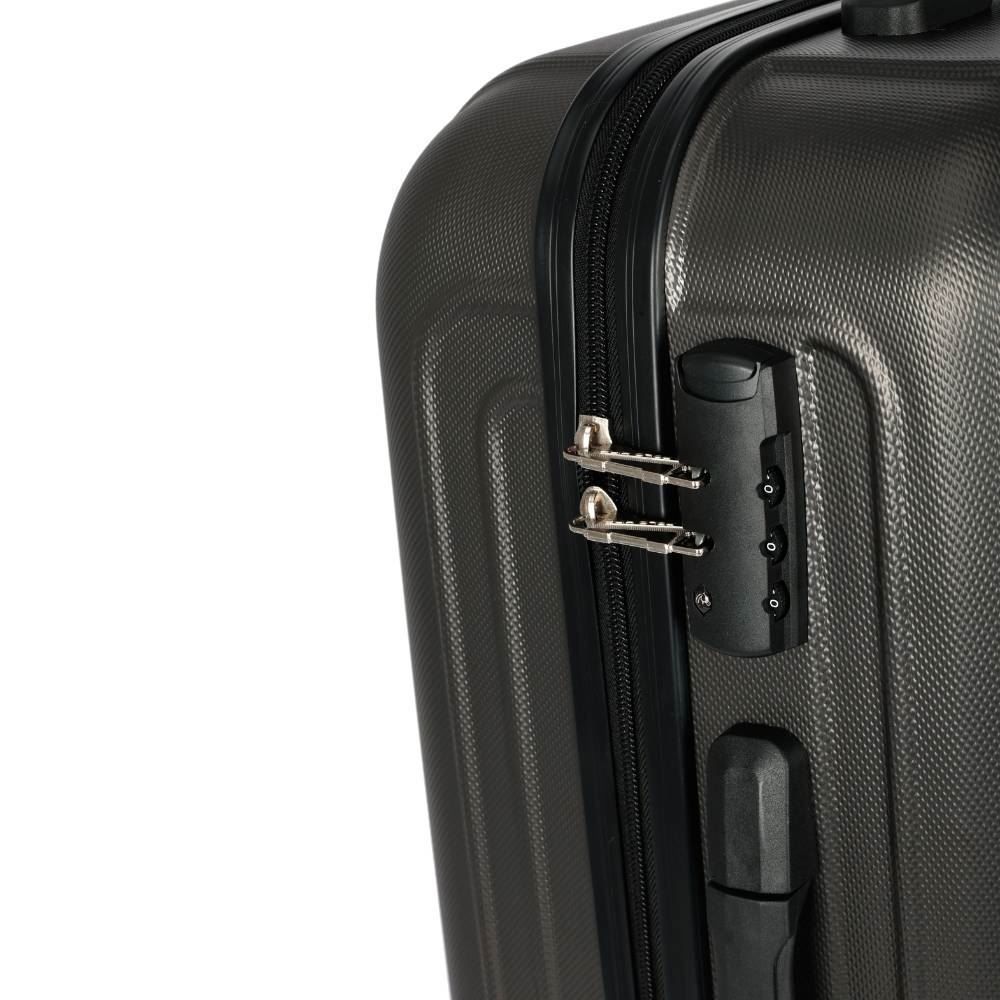 Mala De Viagem Grande Abs 360° Geneva Polo King - Grafite