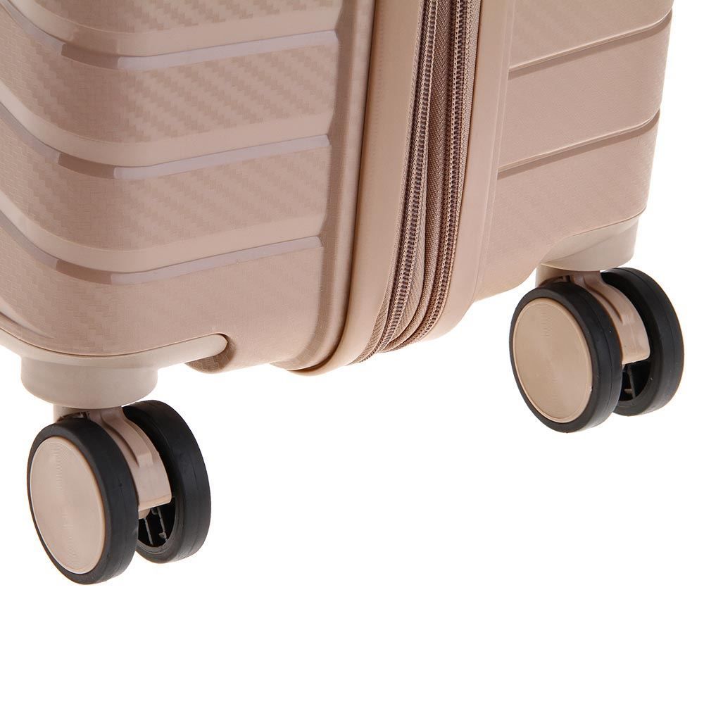 Mala De Viagem Grande Giro 360° Plattinum Tonin - Nude