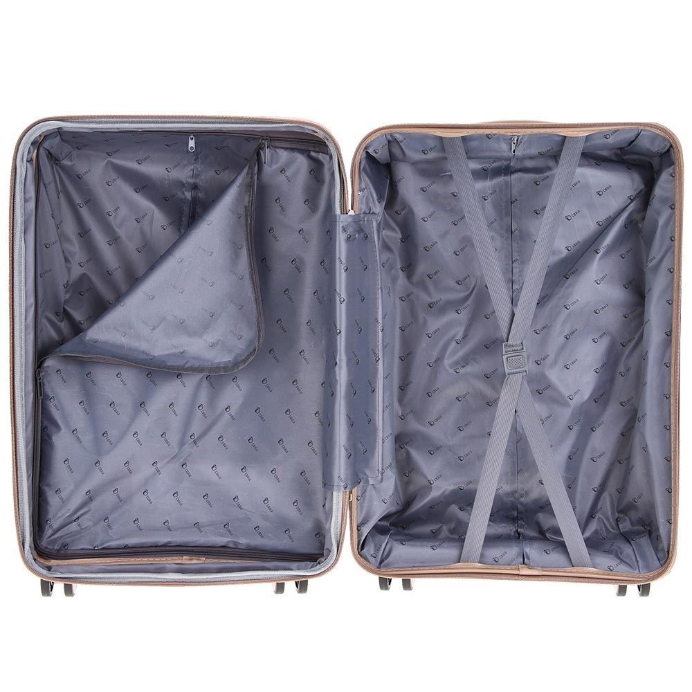 Mala De Viagem Grande Giro 360° Plattinum Tonin - Nude