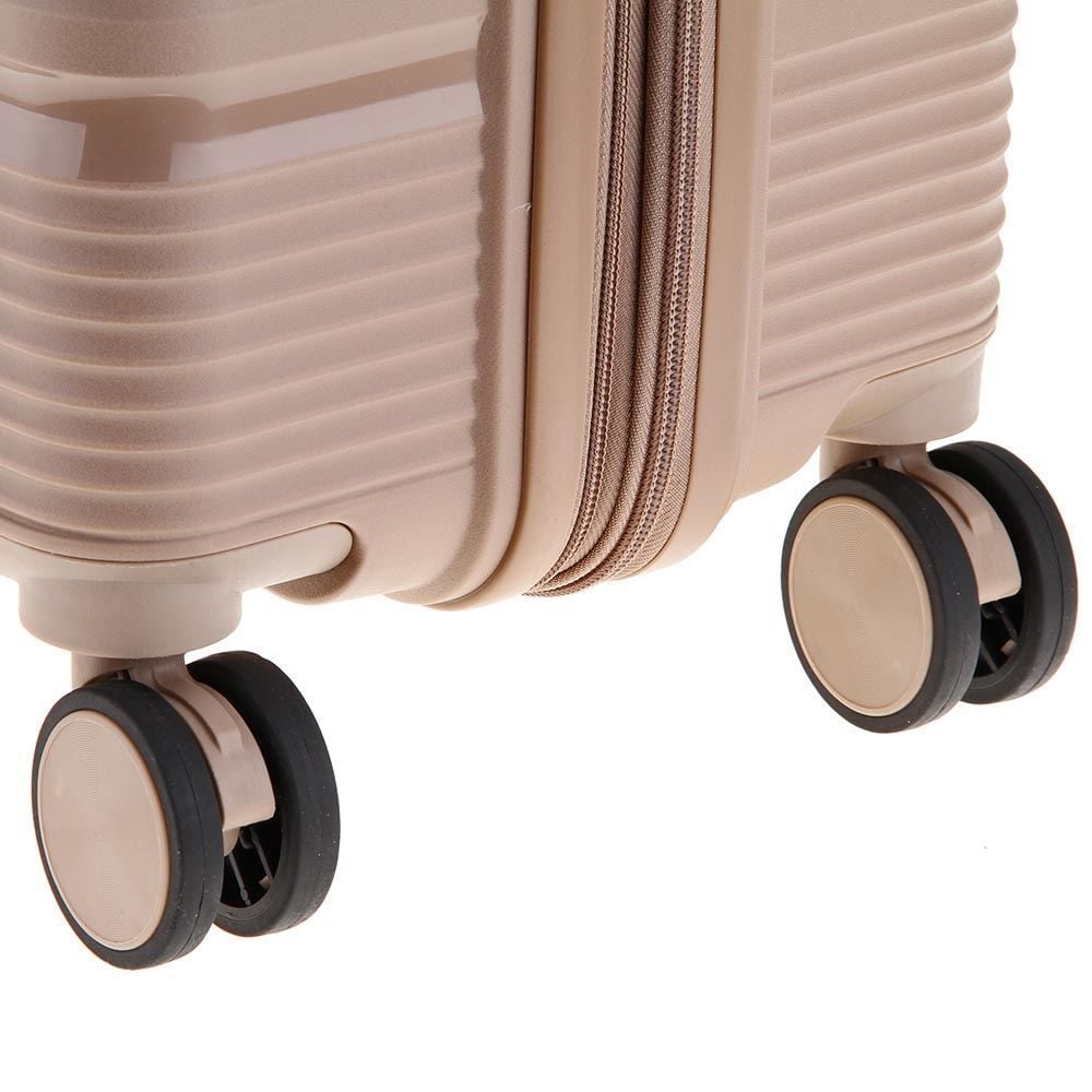 Mala De Viagem Média Giro 360° Plattinum Tonin - Nude