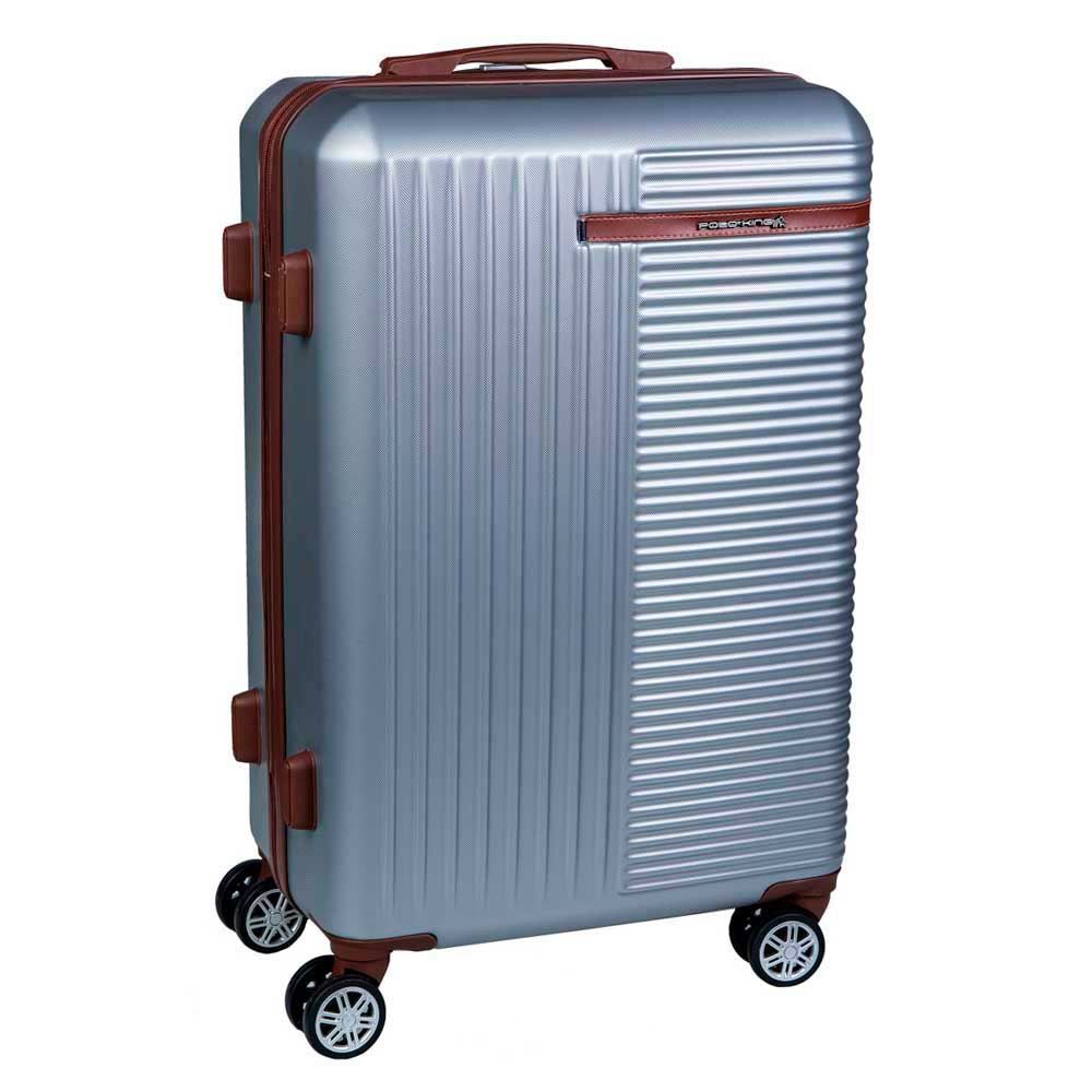 Mala De Viagem Pequena Abs 360° Cairo Polo King - Cinza