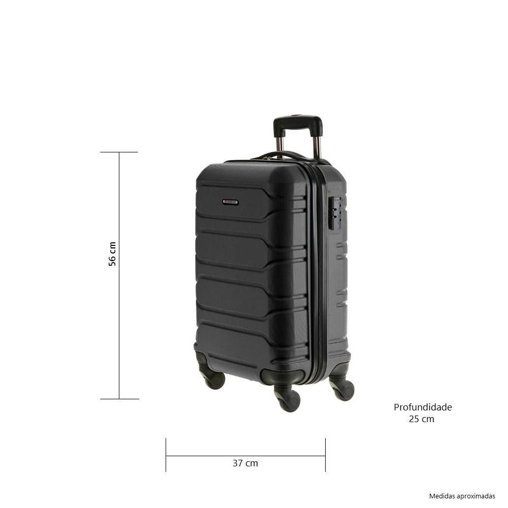 Mala De Viagem Pequena Samba Tonin - Preto