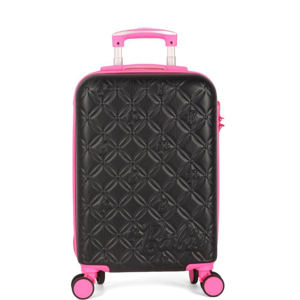 Mala Para Viagem De Bordo Abs 360° Barbie Luxcel - Preto