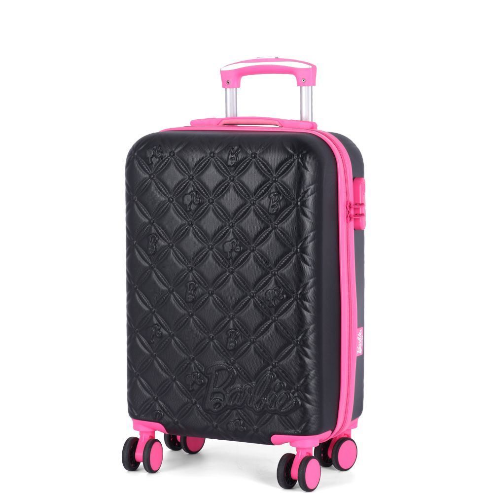Mala Para Viagem De Bordo Abs 360° Barbie Luxcel - Preto