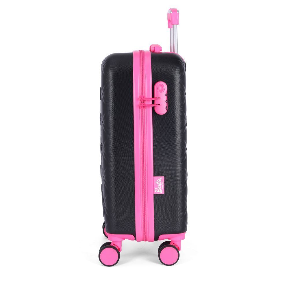 Mala Para Viagem De Bordo Abs 360° Barbie Luxcel - Preto
