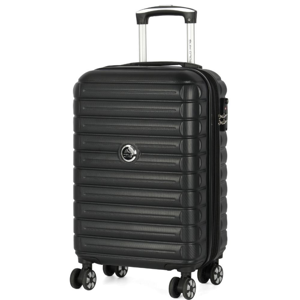 Mala Para Viagem De Bordo Abs 360° Expansível Trancoso Luxcel - Preto