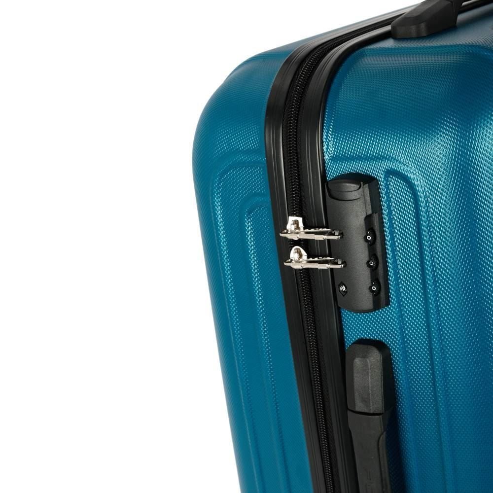 Mala Para Viagem De Bordo Abs 360° Geneva Polo King - Azul