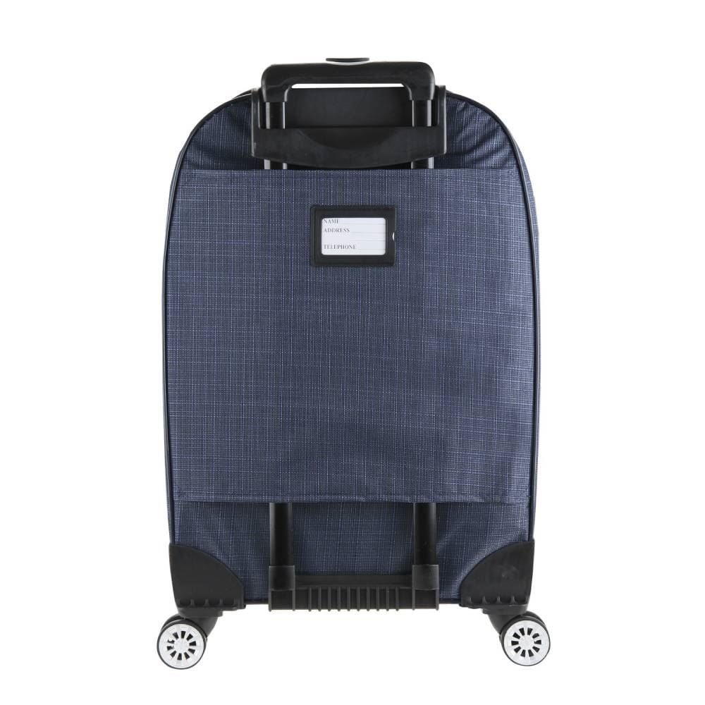 Mala Pequena Linha Estação Metrô Poliéster 360° Tonin - Azul