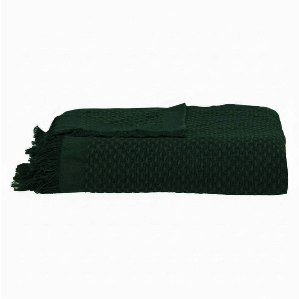 Manta para Sofá Decorativa 1,20X1,45 m Búzios Havan Casa - Verde Selva