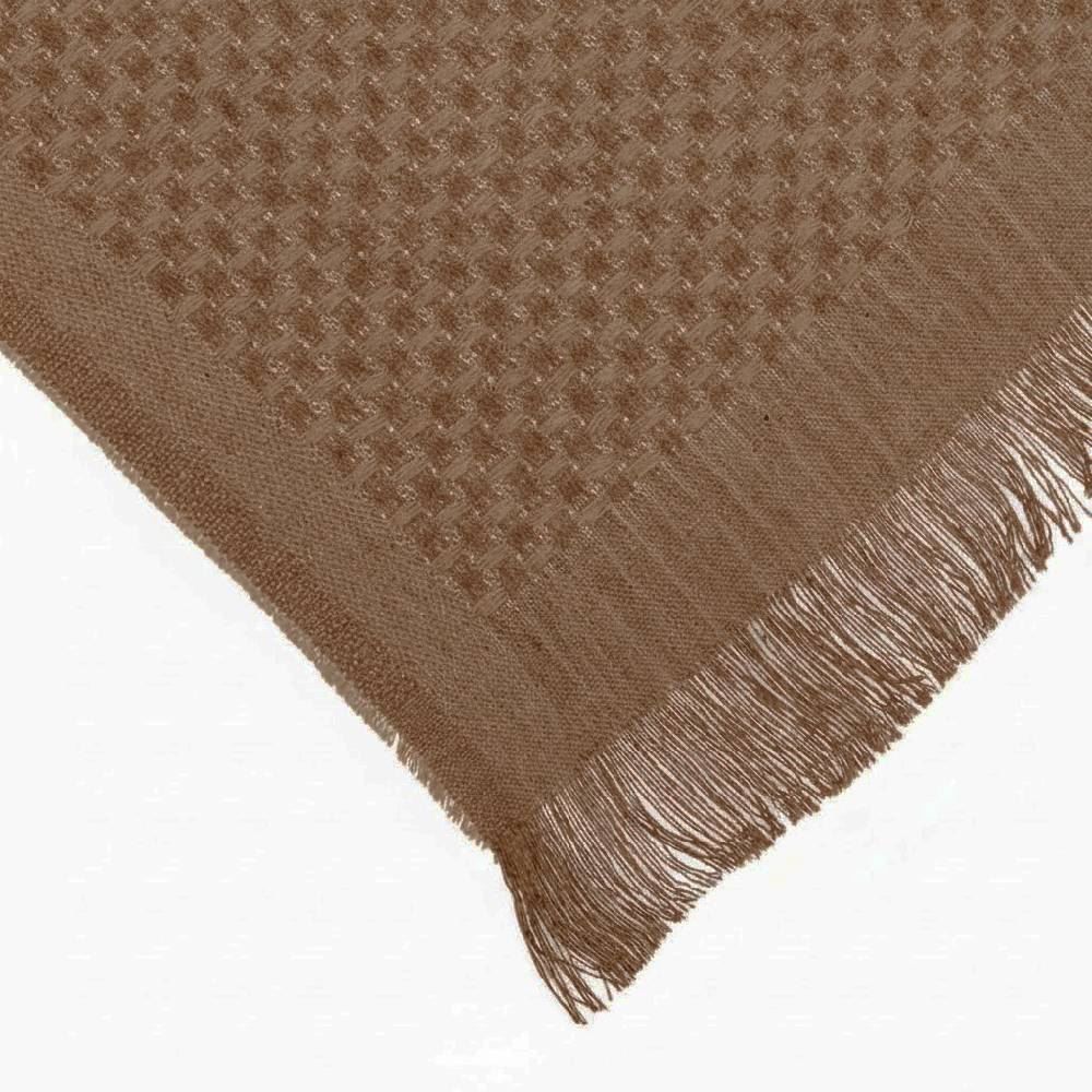 Manta para Sofá Decorativa 1,20X1,45 m Búzios Hedrons - Camurça