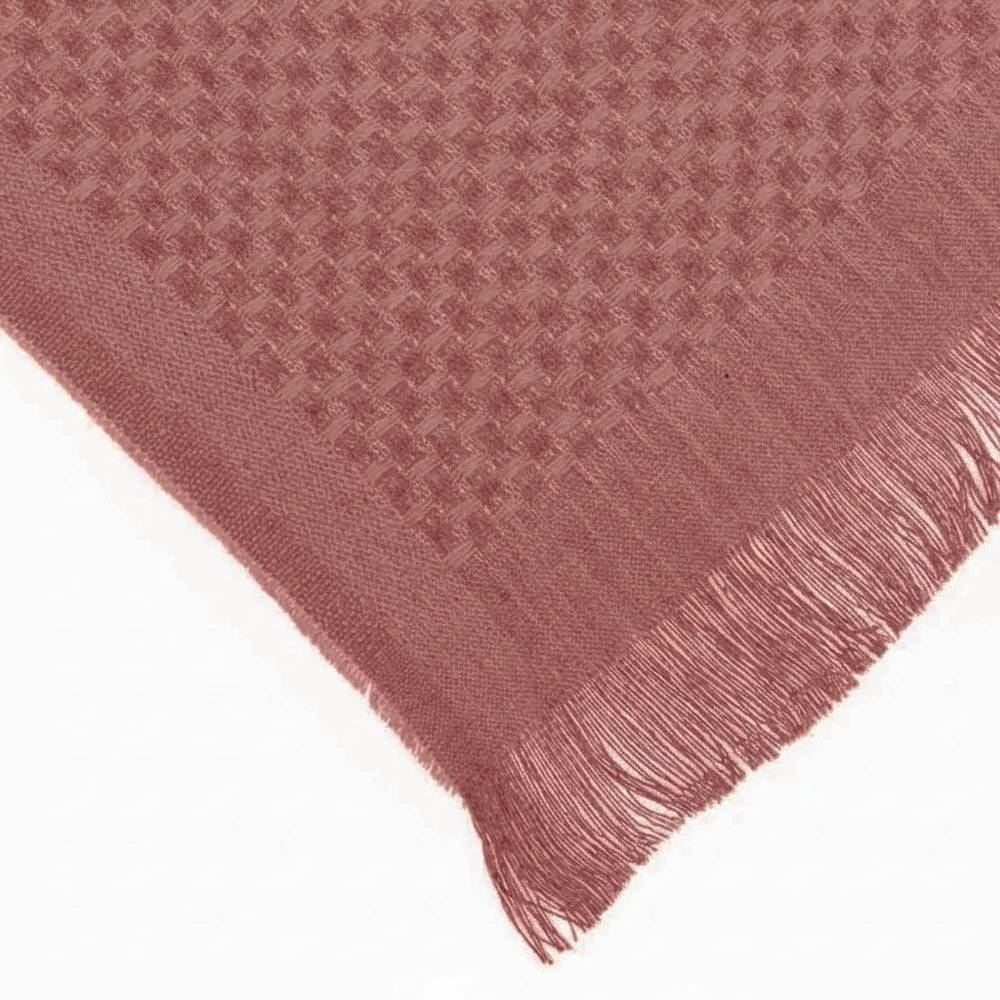 Manta para Sofá Decorativa 1,20X1,45 m Búzios Hedrons - Rosa Antigo