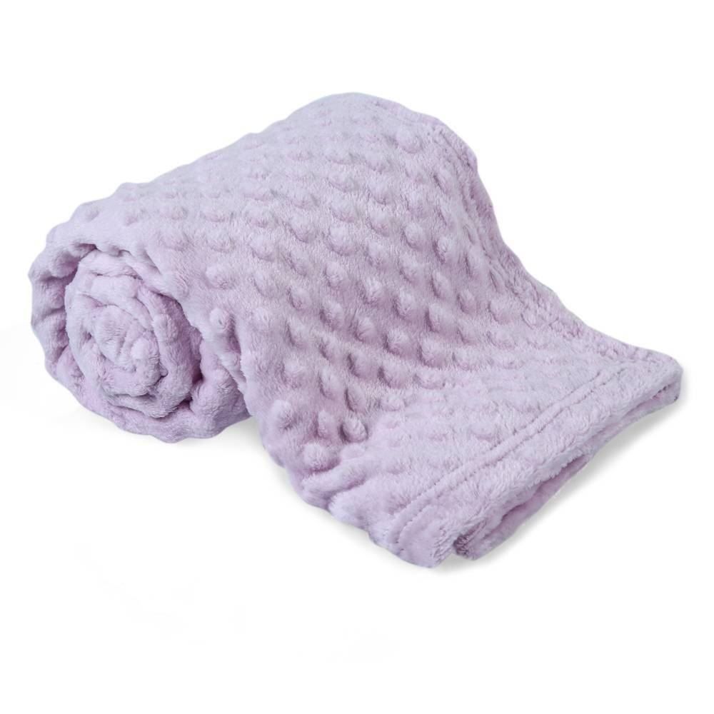 Manta De Bebe Microfibra 100% Poliéster Pop Corn Havan Baby - Rose