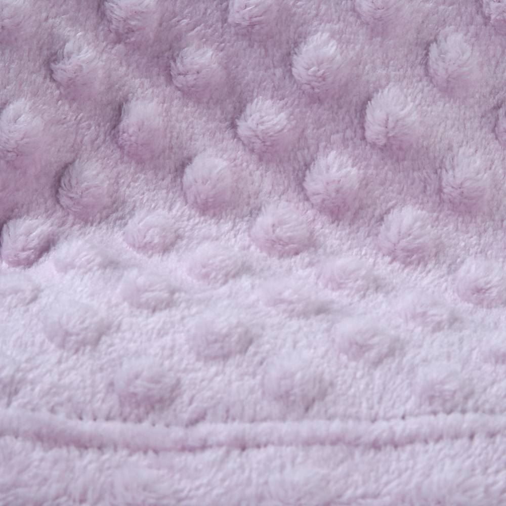 Manta De Bebe Microfibra 100% Poliéster Pop Corn Havan Baby - Rose