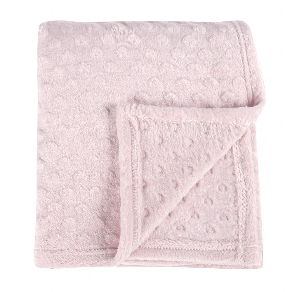 Manta De Bebê Microfibra 100% Poliéster Pop Corn Havan Baby - Rosa Claro