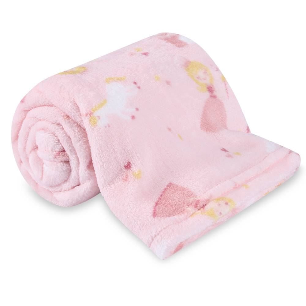 Manta De Bebe Microfibra 90X110 Cm Havan Baby 1 Pç - Princesa