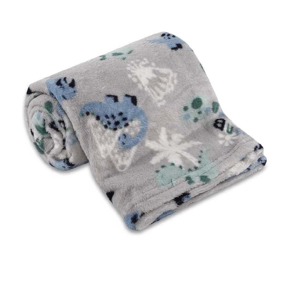 Manta De Bebê Microfibra 90X110 Cm Havan Baby 1 Peça - Dino