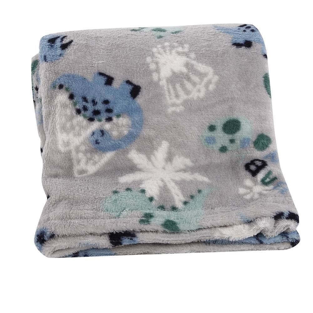 Manta De Bebê Microfibra 90X110 Cm Havan Baby 1 Peça - Dino