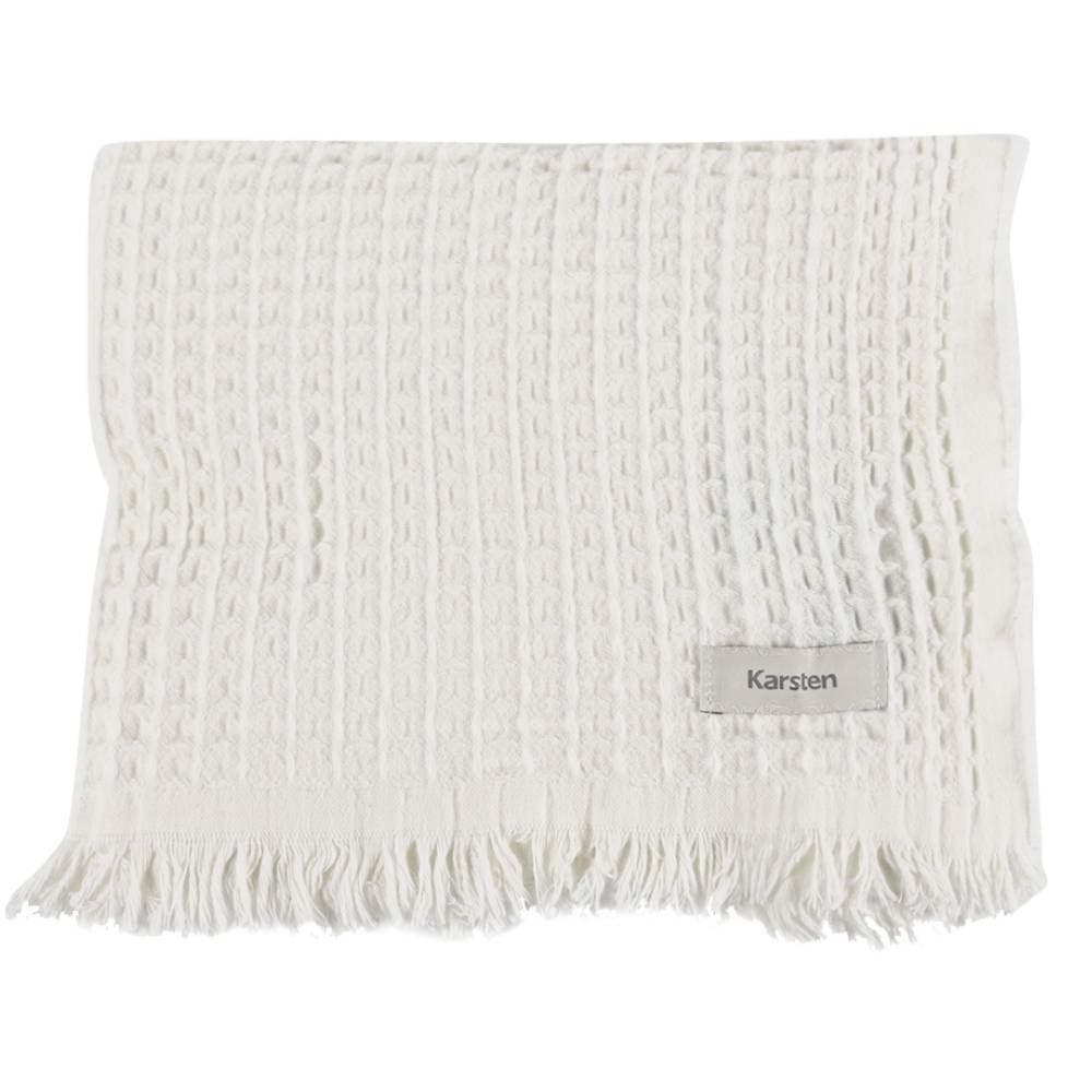 Manta Decorativa Denver 1,50X2,00 Karsten 100% Algodão - Off White