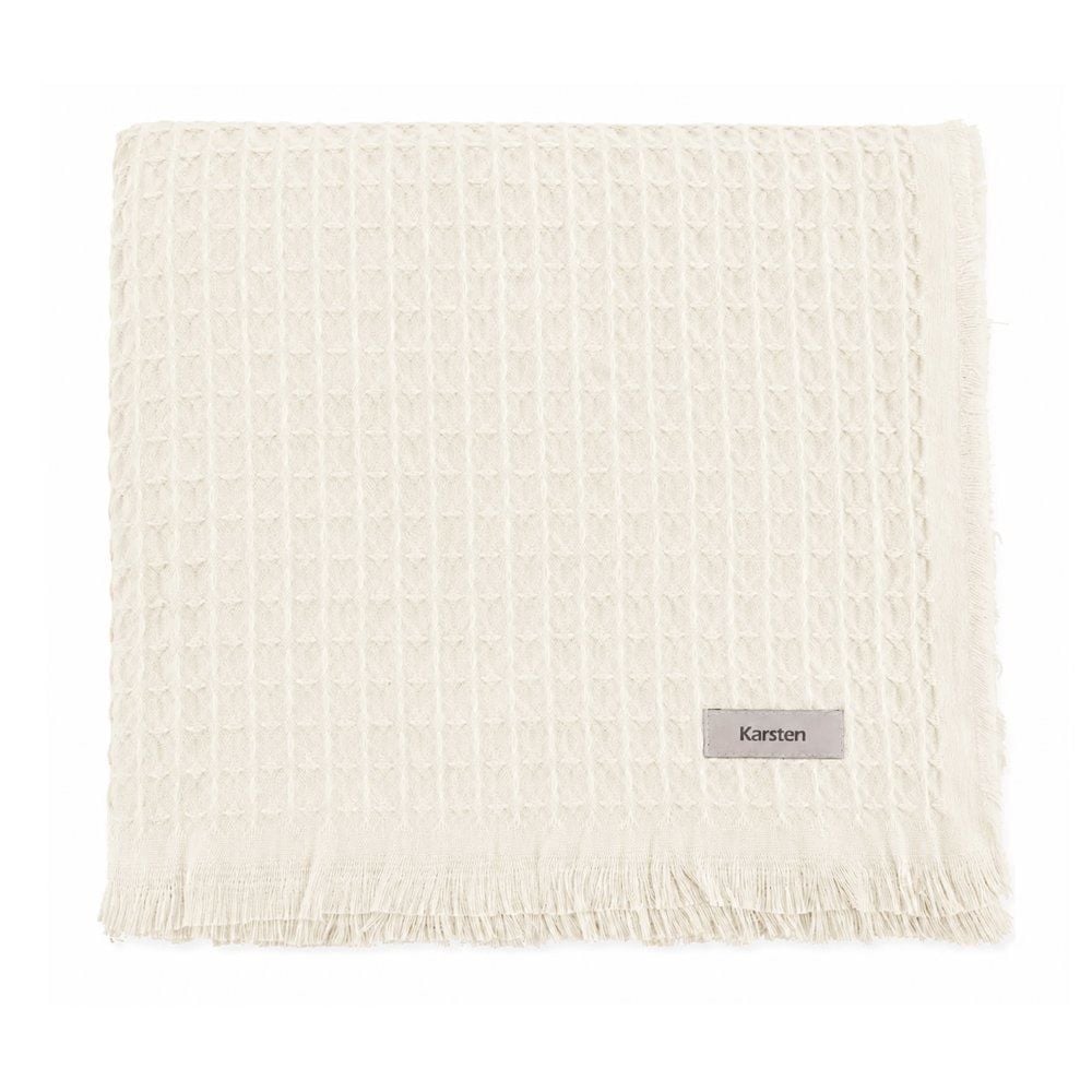 Manta Decorativa Denver 1,50X2,00 m 100% Algodão Karsten - Off White