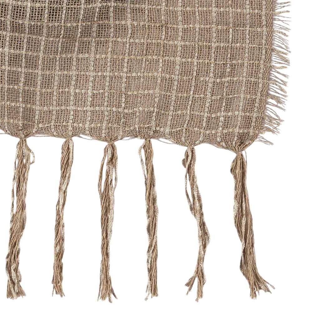 Manta Decorativa Para Sofá 1,20X1,50 M Naturalle Havan Casa - Capuccino