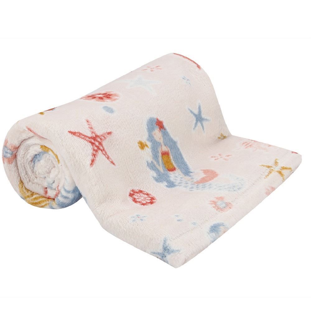 Manta Infantil 100% Poliéster Encantos Havan Kids - Sereia Pêssego