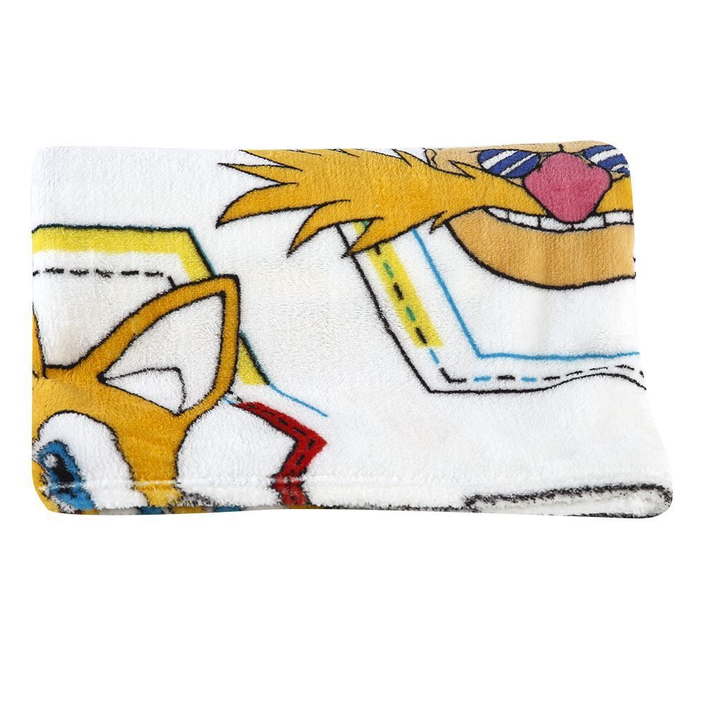 Manta Infantil 100% Poliéster Estampada - Sonic