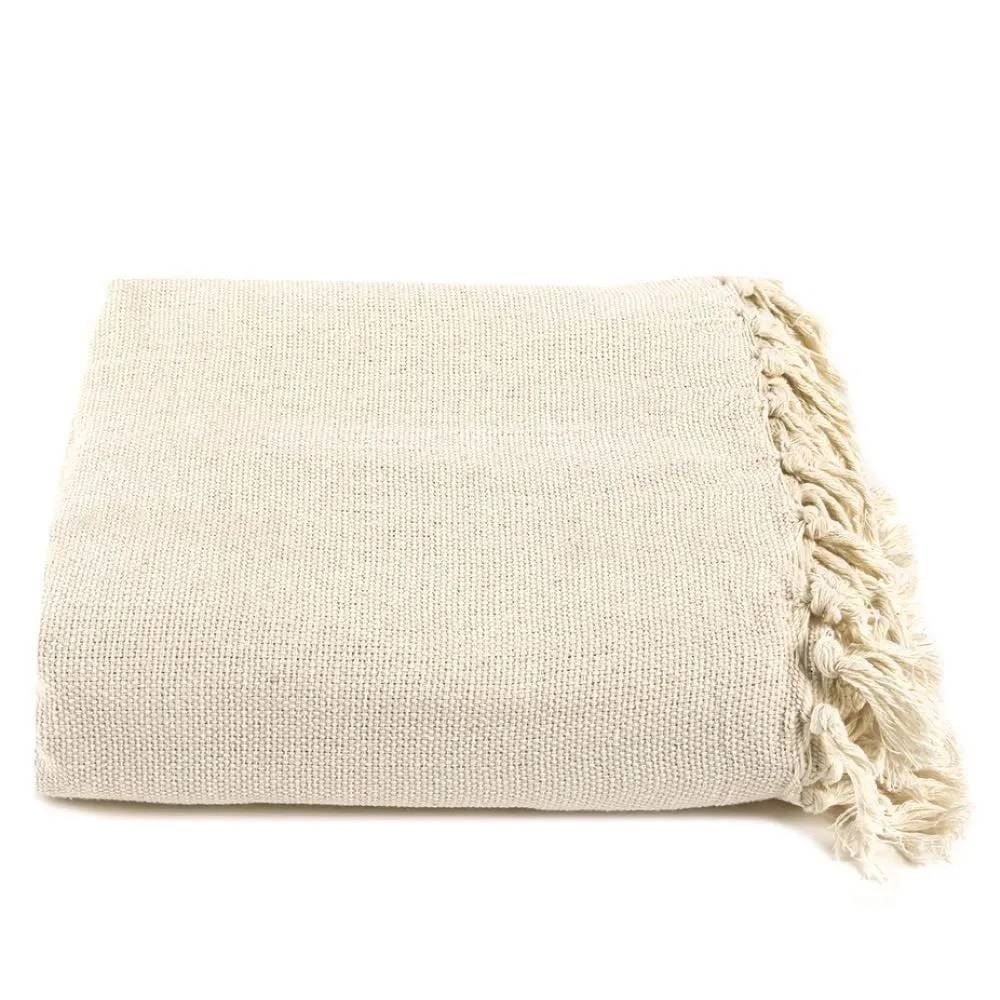 Manta Para Sofá Decorativa 1,40X1,90 M Monaco Havan Casa - Natural