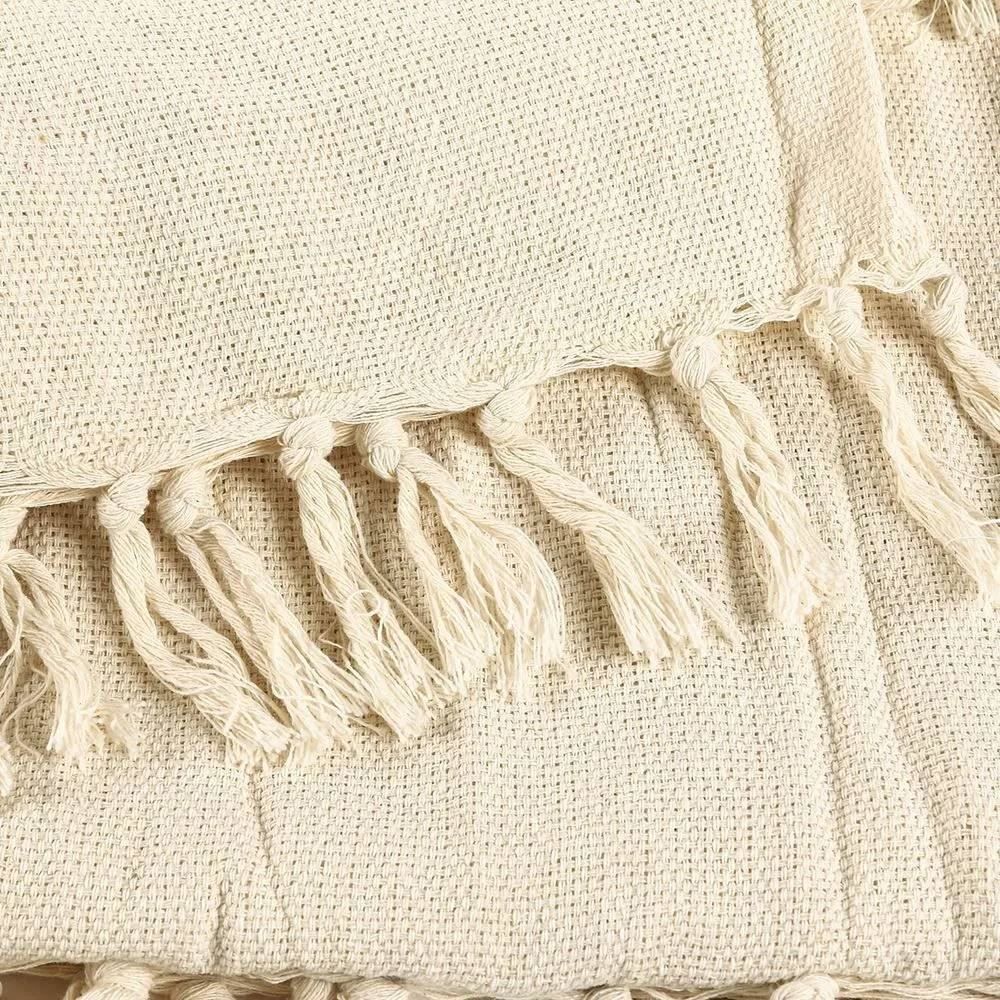 Manta Para Sofá Decorativa 1,40X1,90 M Monaco Havan Casa - Natural