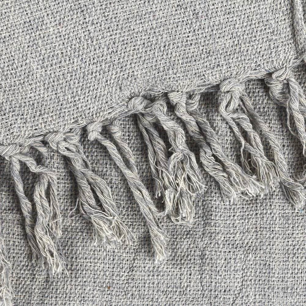 Manta Para Sofá Decorativa 1,40X1,90 M Monaco Havan Casa - Prata Mescla